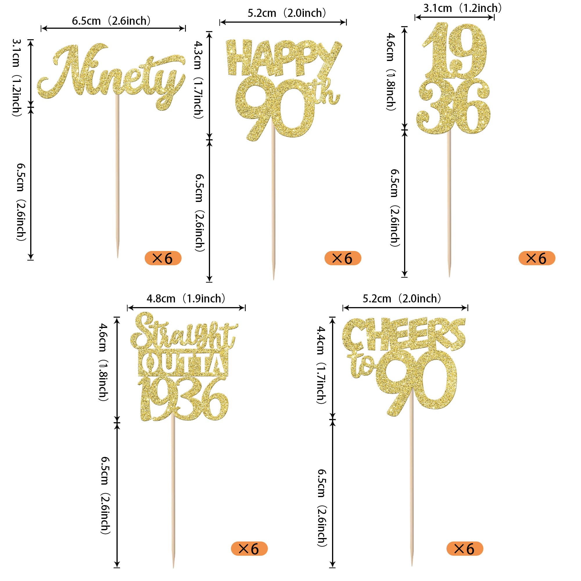 ZHUOWEISM straight outta 1936 design topper elevates party desserts