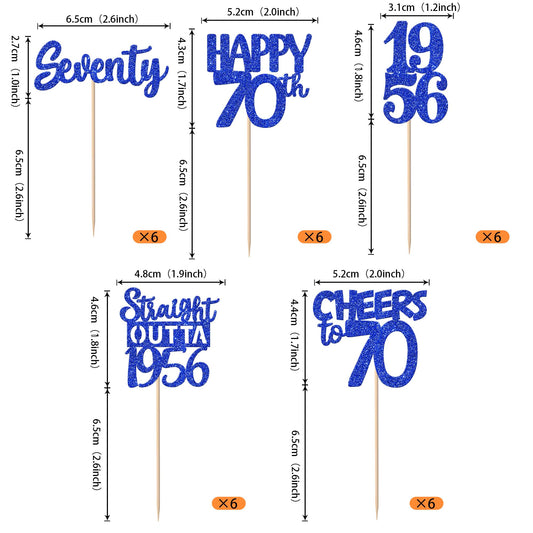 ZHUOWEISM straight outta 1956 design toppers ideal for themed parties.