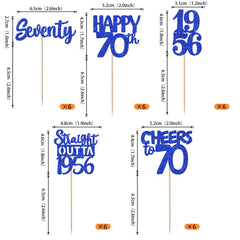 ZHUOWEISM straight outta 1956 design toppers ideal for themed parties.