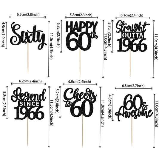 ZHUOWEISM straight-outta-1966 design topper adds bold style to cupcakes.