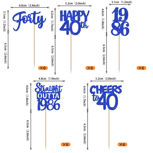 ZHUOWEISM Straight Outta 1985 design highlights cupcakes for celebratory themes.