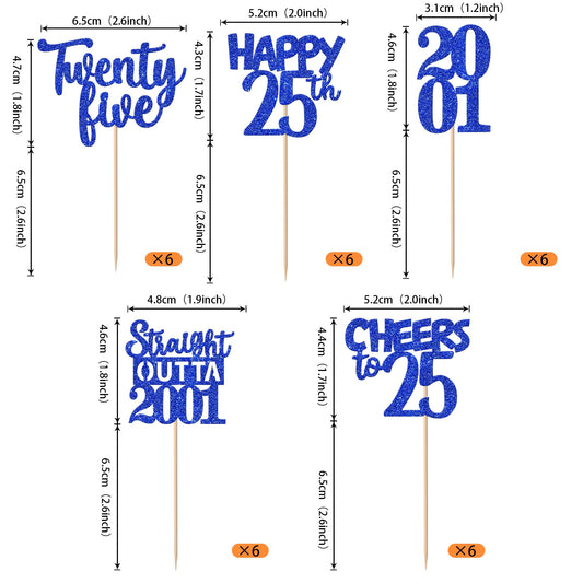 ZHUOWEISM straight outta 2001 design cupcake picks for party fun.