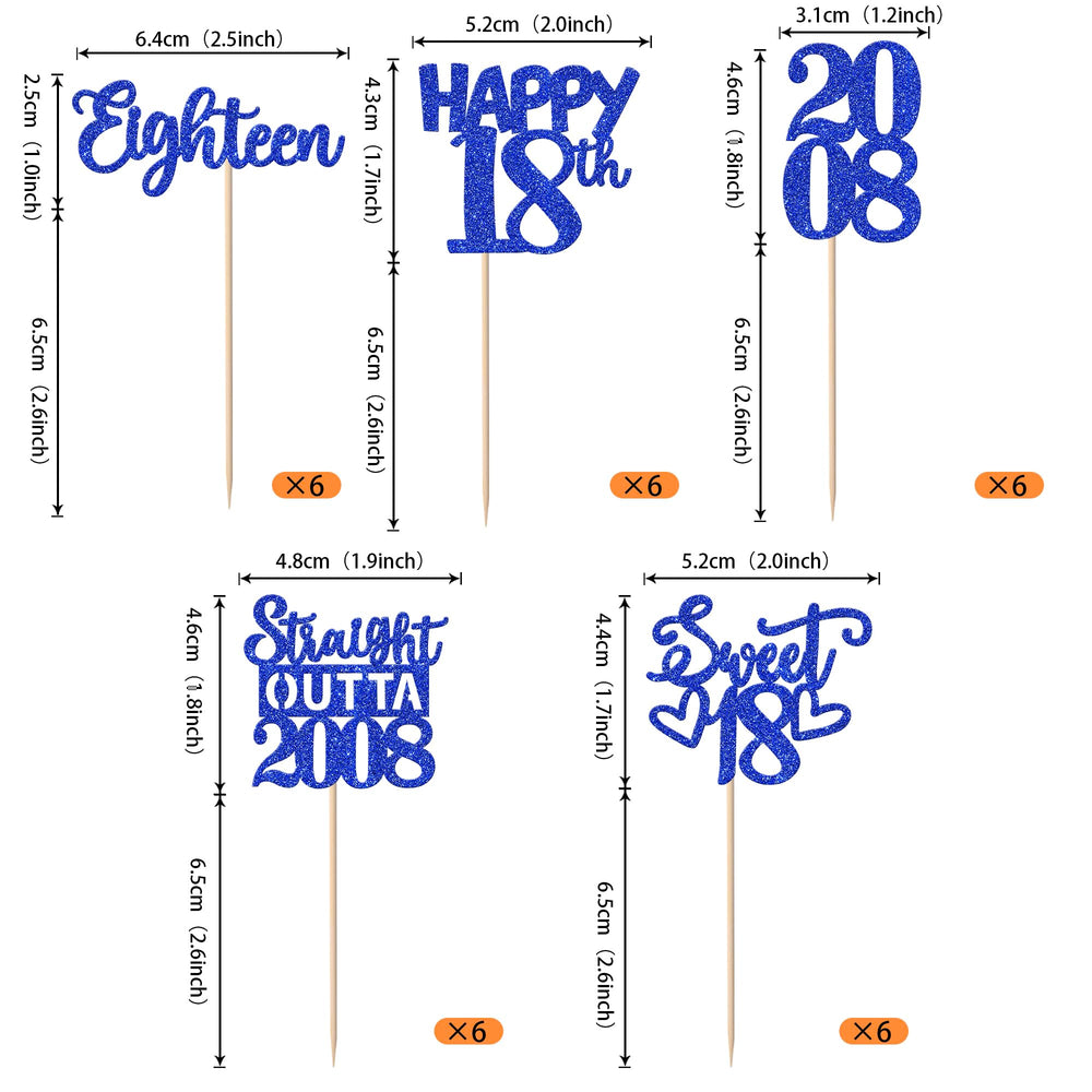 ZHUOWEISM straight outta 2008 topper design 2 adds bold birthday flair