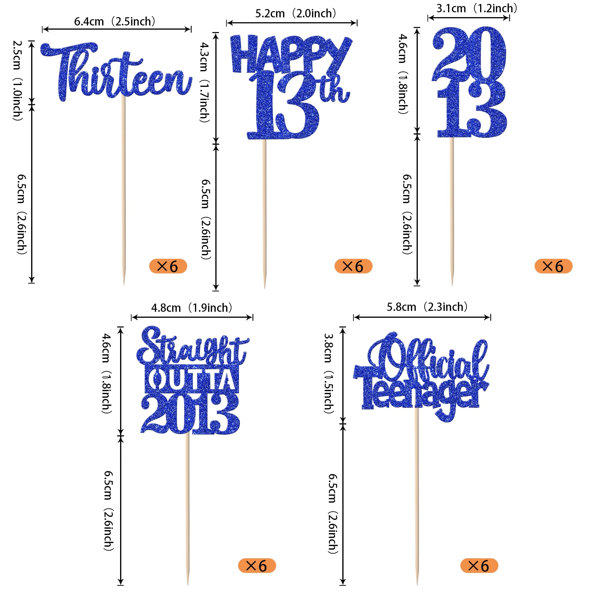 ZHUOWEISM straight outta 2013 toppers add retro vibes to desserts.