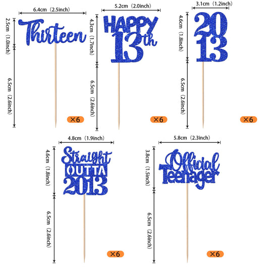 ZHUOWEISM straight outta 2013 toppers add retro vibes to desserts.
