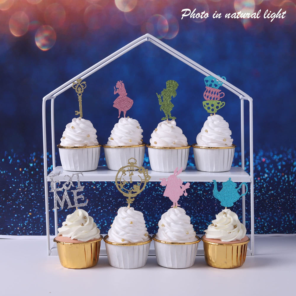 ZHUOWEISM Tea party toppers elevate dessert displays