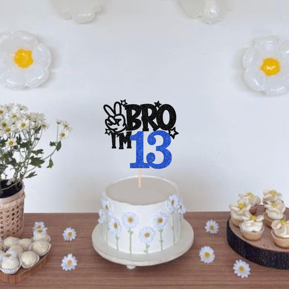 ZHUOWEISM 6.5 by 9.4 inch topper, proper size for main cake decoration.
