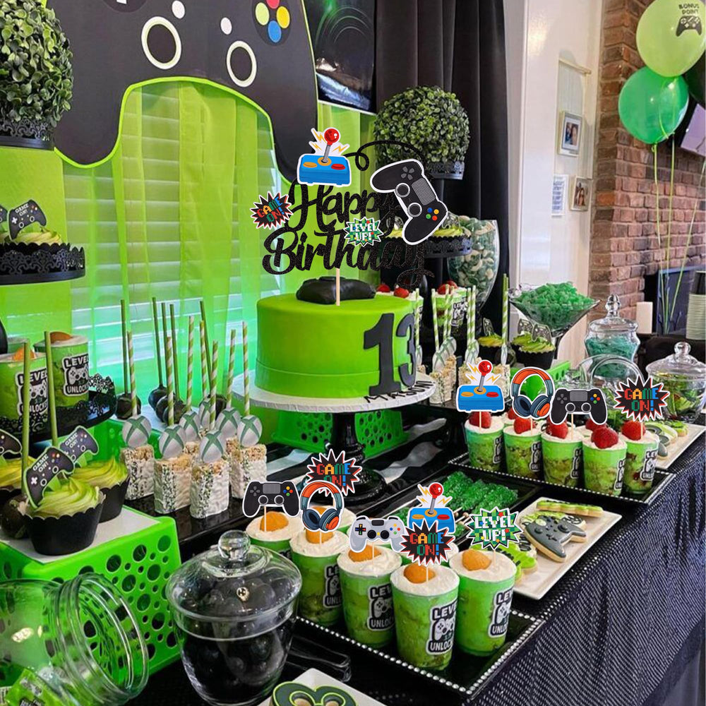 ZHUOWEISM console toppers create cohesive party decor for kids.