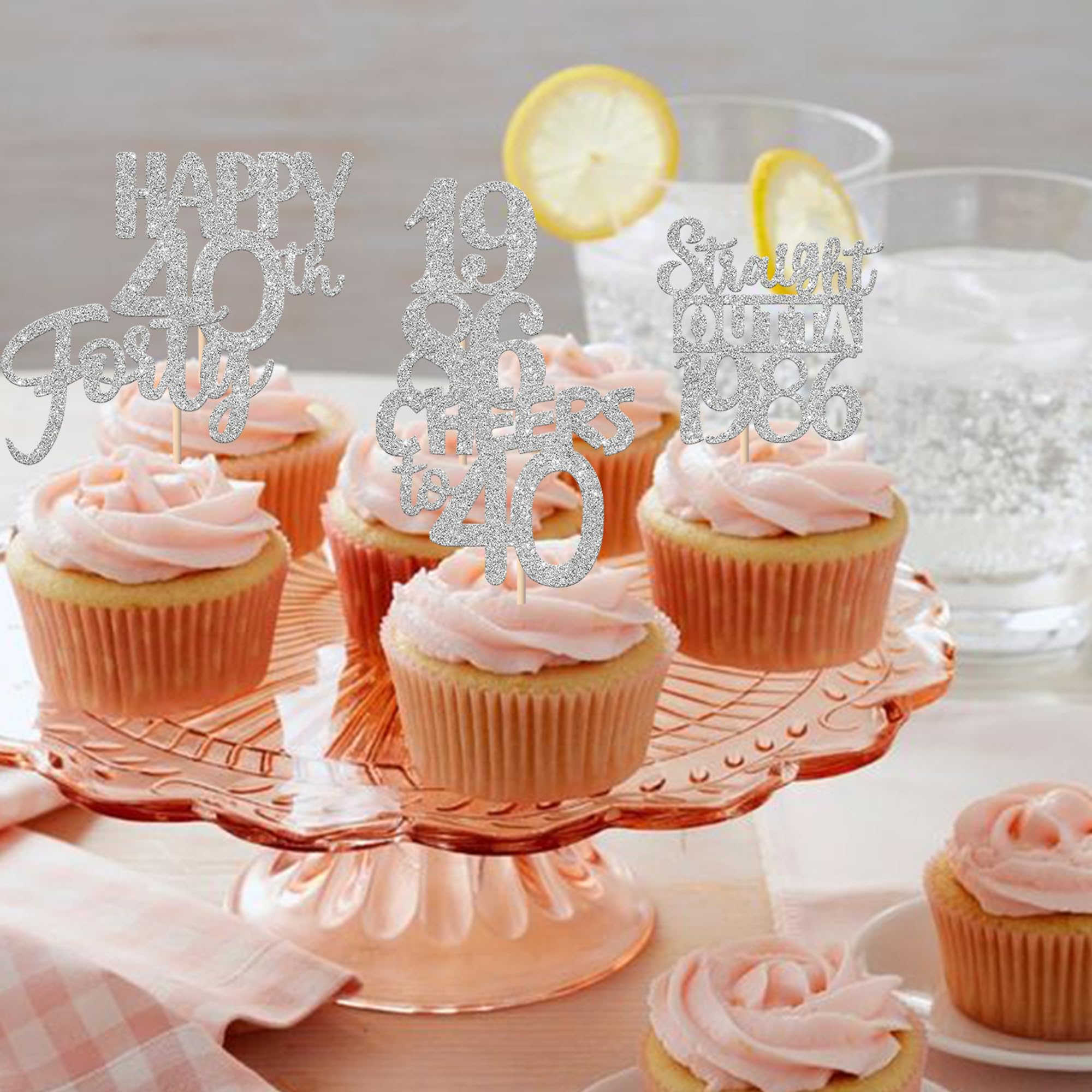 ZHUOWEISM wedding anniversary topper complements themed desserts and displays.