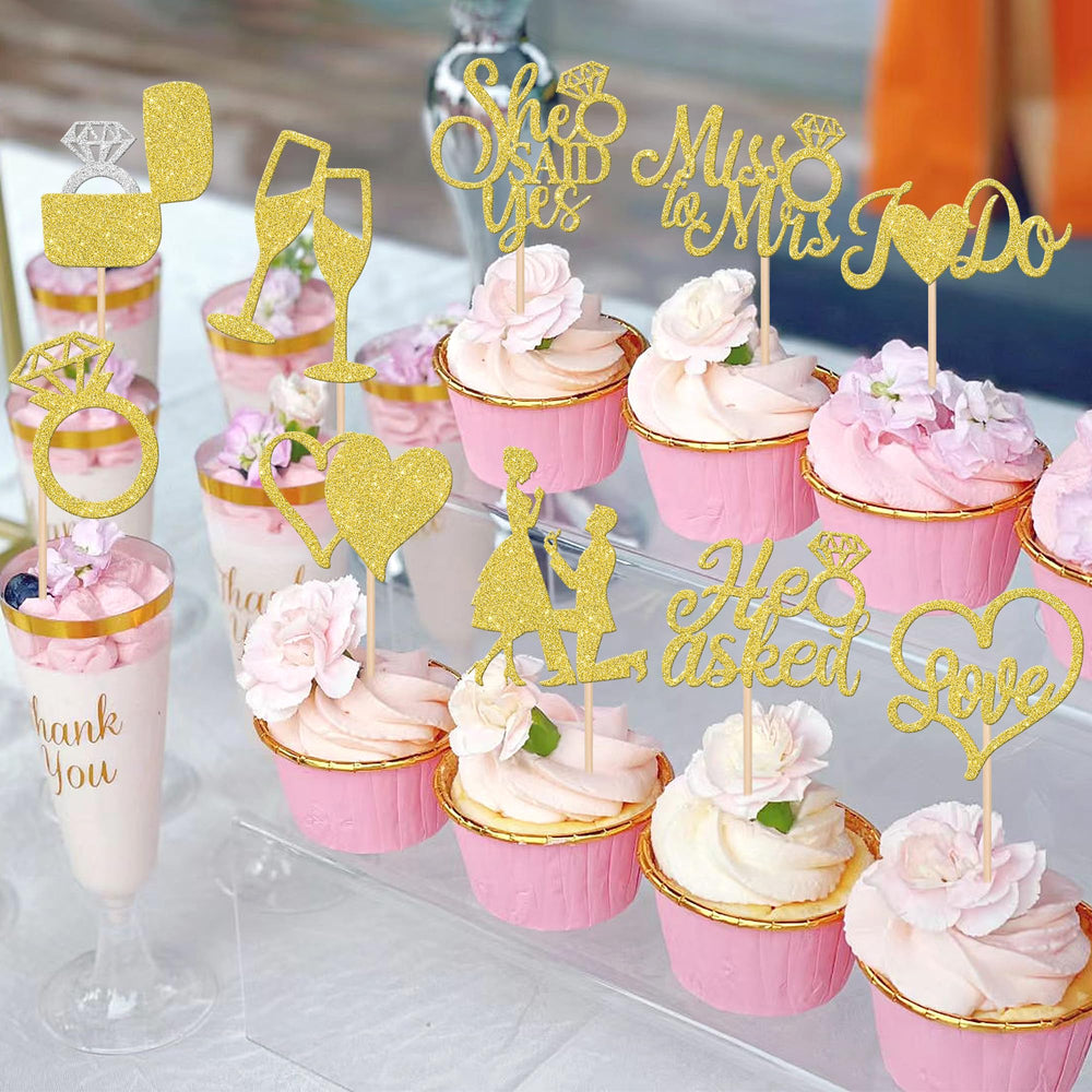 ZHUOWEISM Wedding decor topper for bridal shower and engagement party