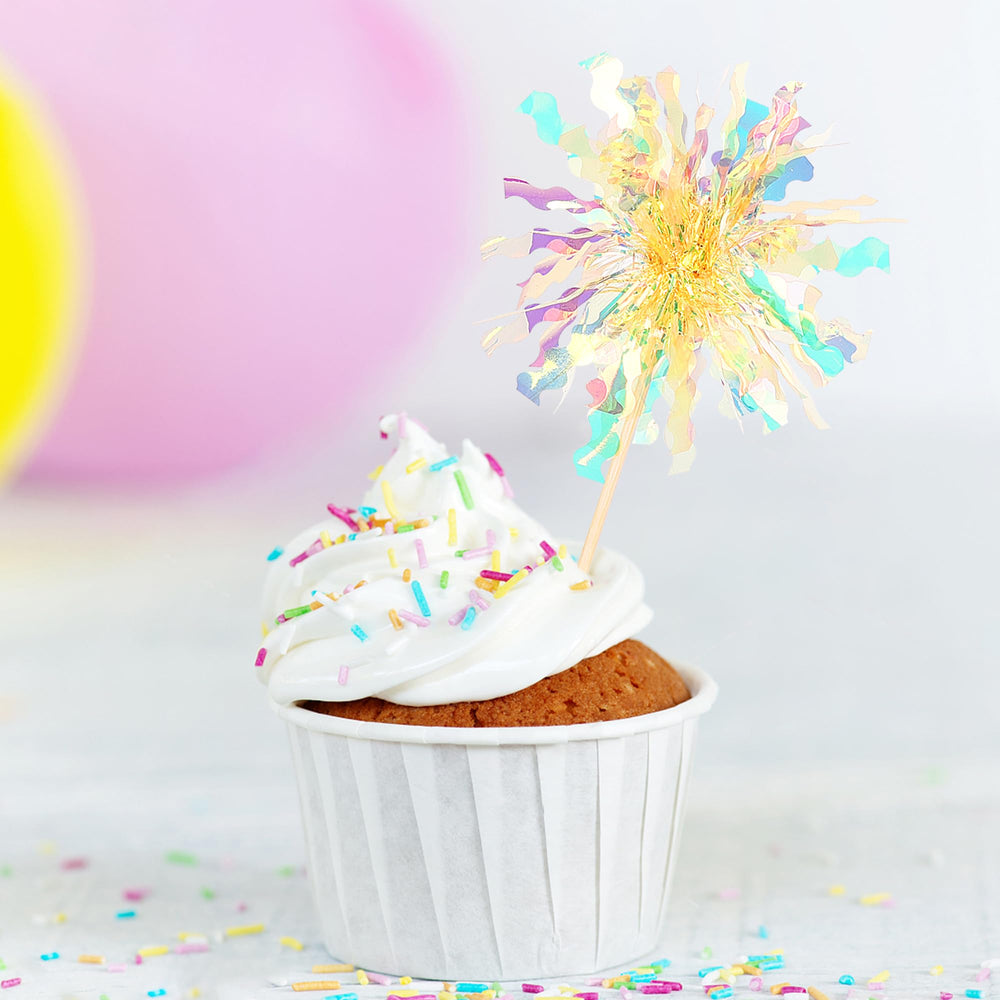 ZHUOWEISM wedding cupcake toppers create elegant bridal shower decorations