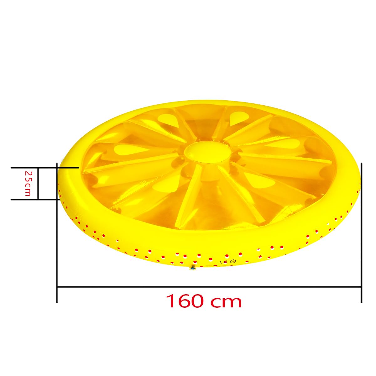 ZHUYNXIR Lemon Float dual-valve inlet speeds up inflation and deflation.