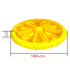 ZHUYNXIR Lemon Float dual-valve inlet speeds up inflation and deflation.