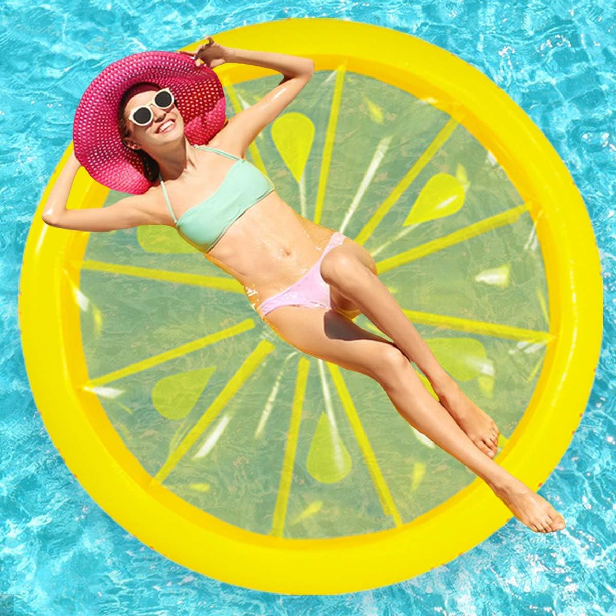 ZHUYNXIR durable PVC construction keeps its shape through many summers.