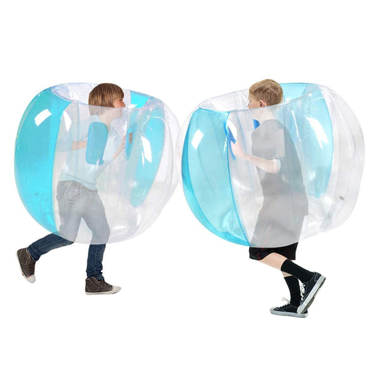 ZHUYNXIR sumo ball bumper action in a blue backyard setting for group play.