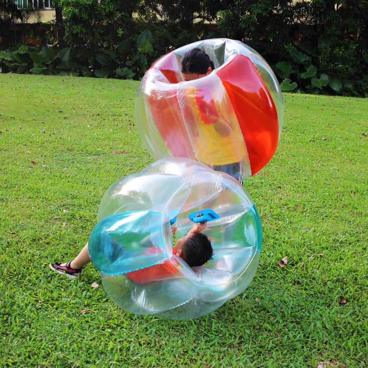 ZHUYNXIR Sumo Ball blue and red set invites collaborative games.