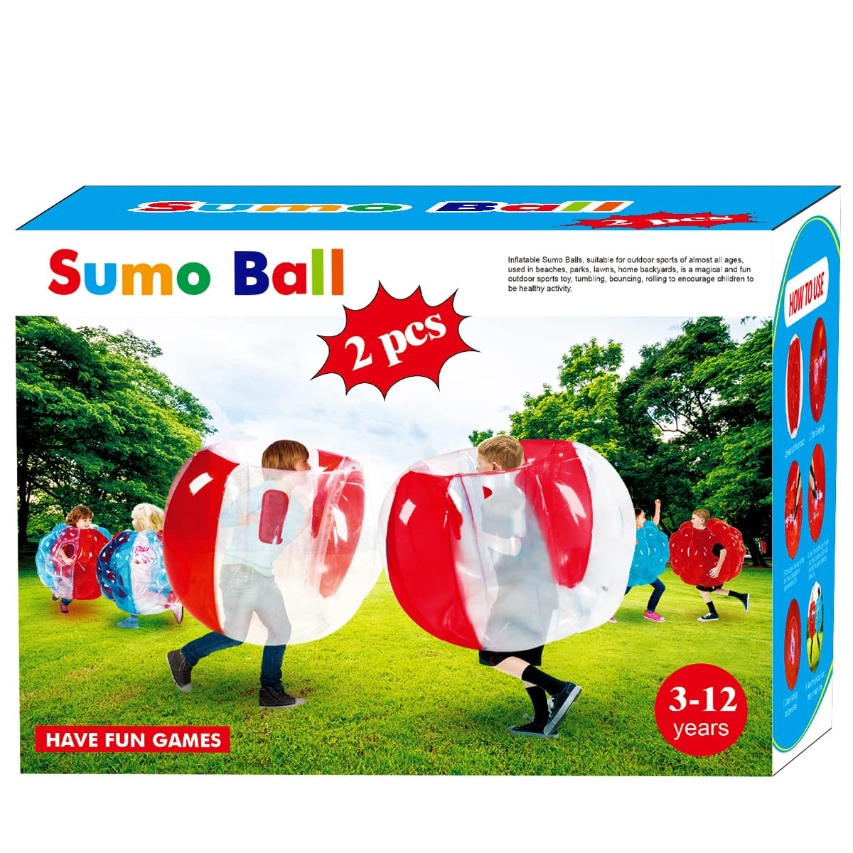ZHUYNXIR Sumo ball wearable for backyard fun and safe active play.
