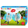 ZHUYNXIR wearable inflatable sumo ball, 36-inch blue, for safe backyard fun.