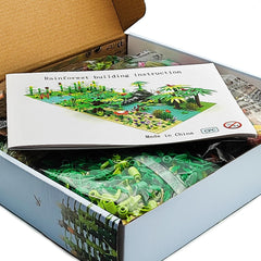 ZHX Rainforest buildable flowers encourage decorative builds.