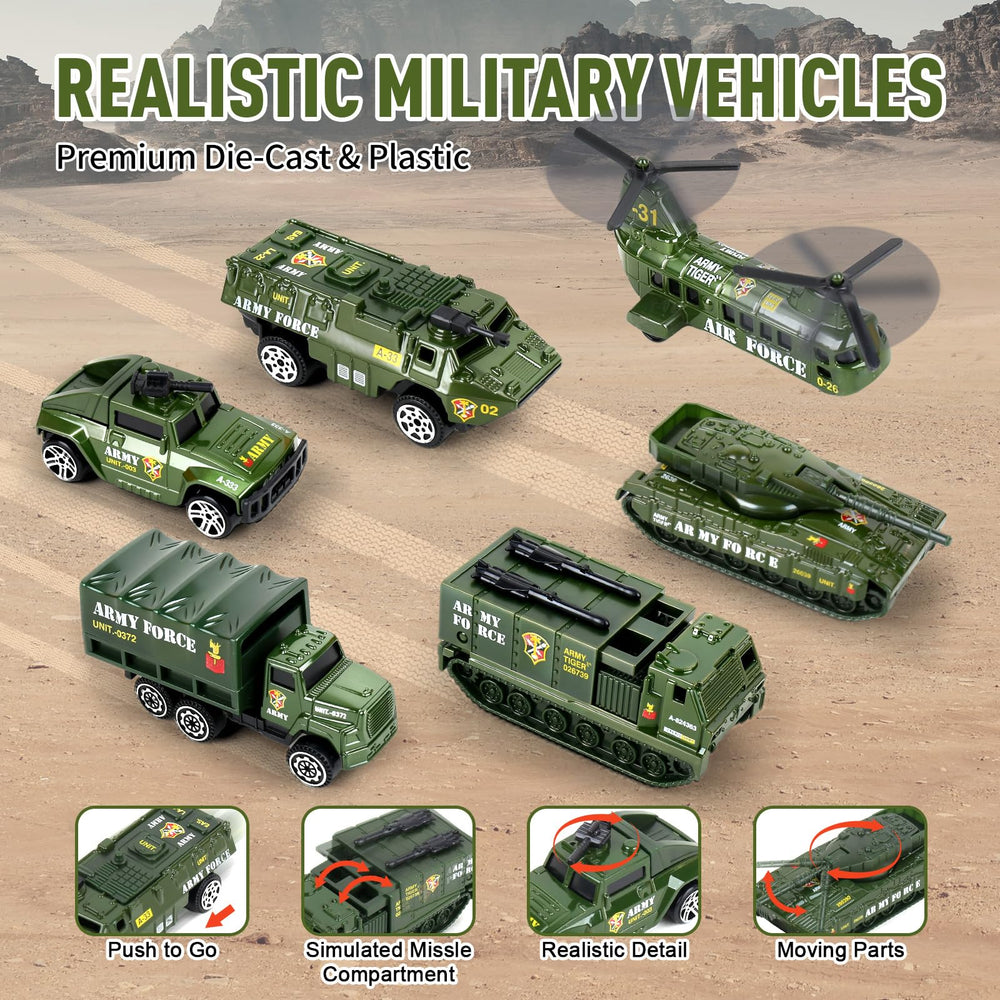 ZHYLLO Army Accessories authentic gear to enrich play scenes