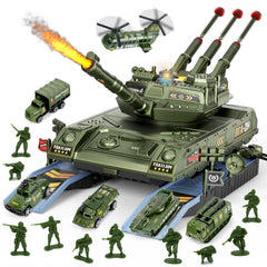 ZHYLLO Army Tank Turret detail showing durable build for kids