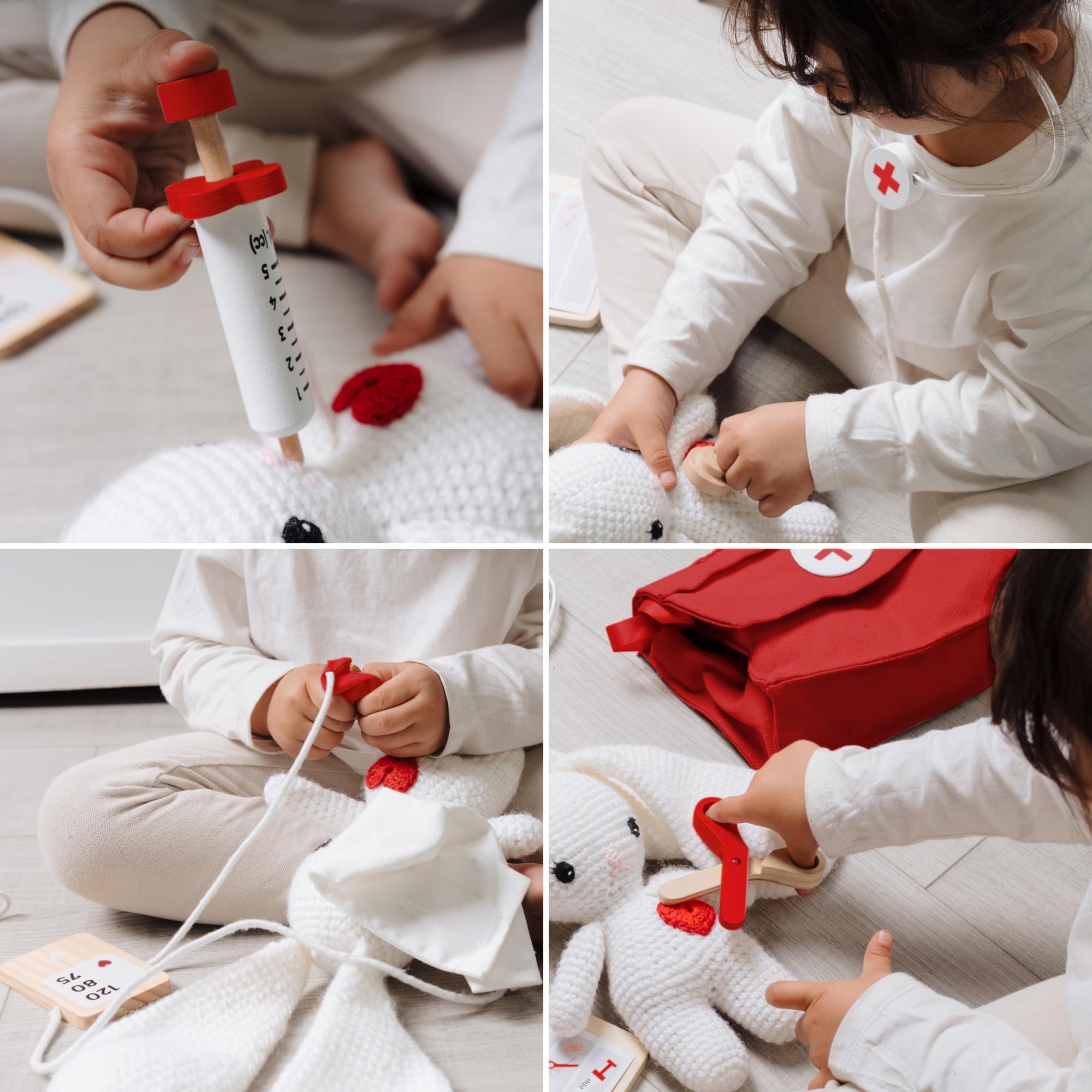 ZICOTO cotton carry bag for tidy storage and easy travel with the kit.