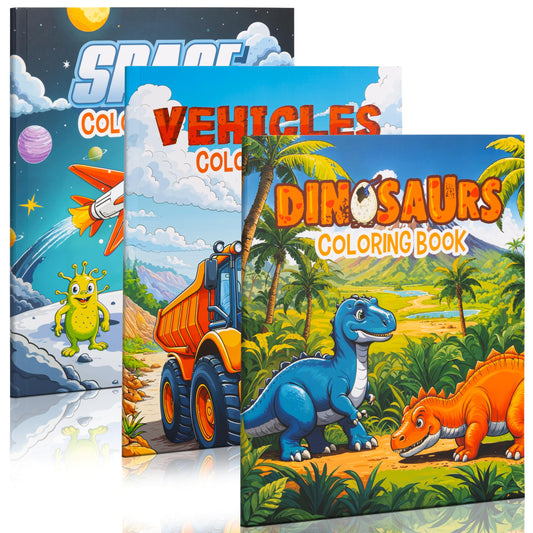 ZICOTO dinosaurs coloring book cover invites imaginative play.