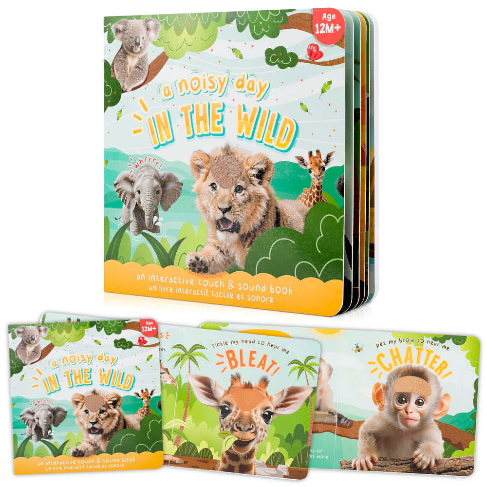 ZICOTO farmyard sound pages showcase animal noises for toddlers.