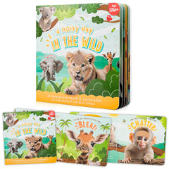 ZICOTO farmyard sound pages showcase animal noises for toddlers.