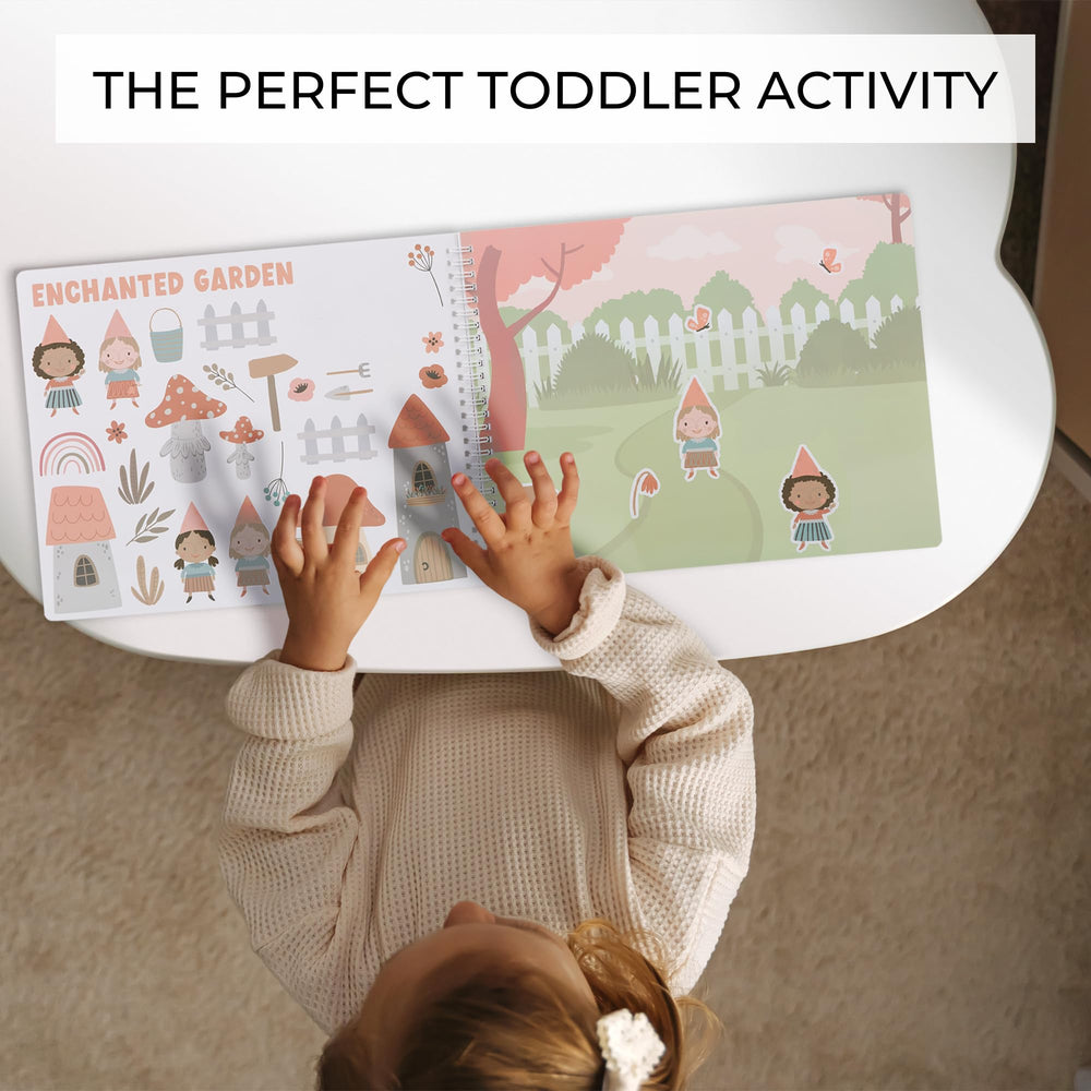 ZICOTO sticker book animals habitat scene supports focus and fine motor skills