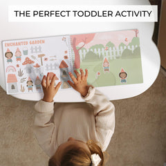 ZICOTO sticker book animals habitat scene supports focus and fine motor skills