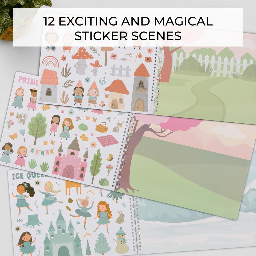 ZICOTO sticker book coloring pages offer calm, screen-free activity for children