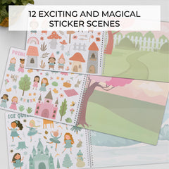 ZICOTO sticker book coloring pages offer calm, screen-free activity for children