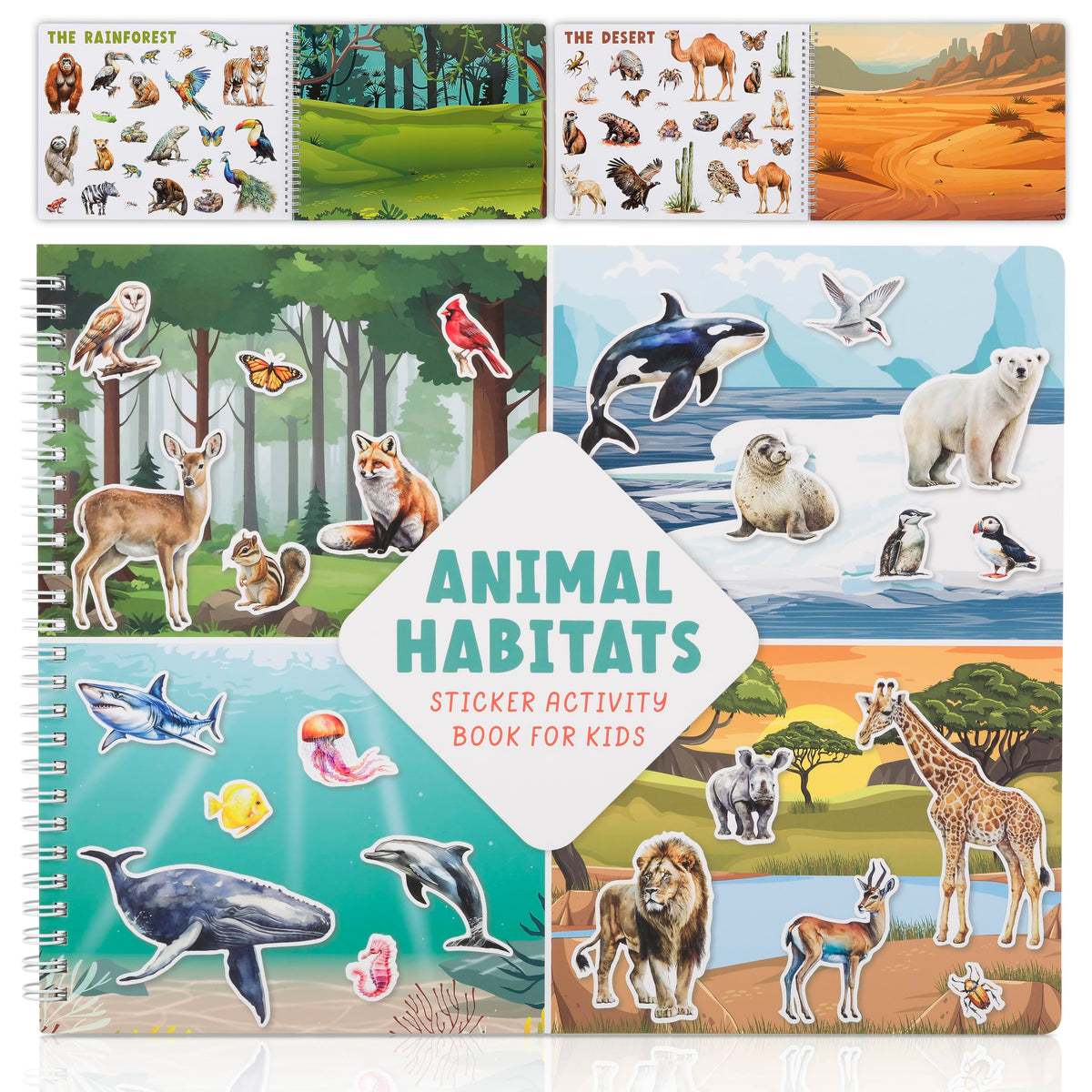 ZICOTO fun sticker book cover inviting kids to start colorful adventures