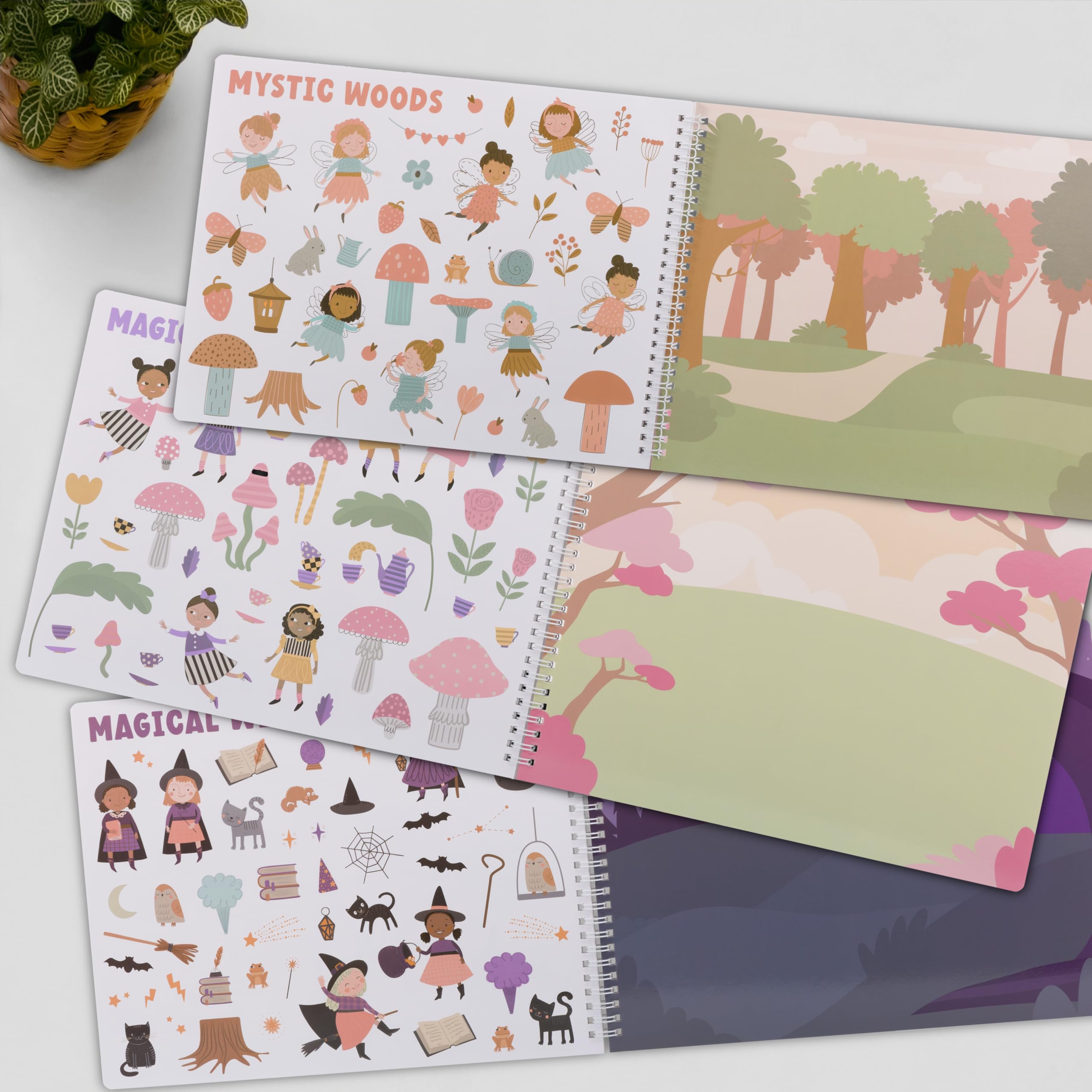 ZICOTO sticker book travel activity eases car rides and flights with stickers