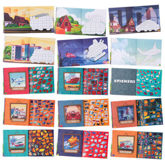 ZICOTO kids engaged and smiling image captures screen-free quiet time.