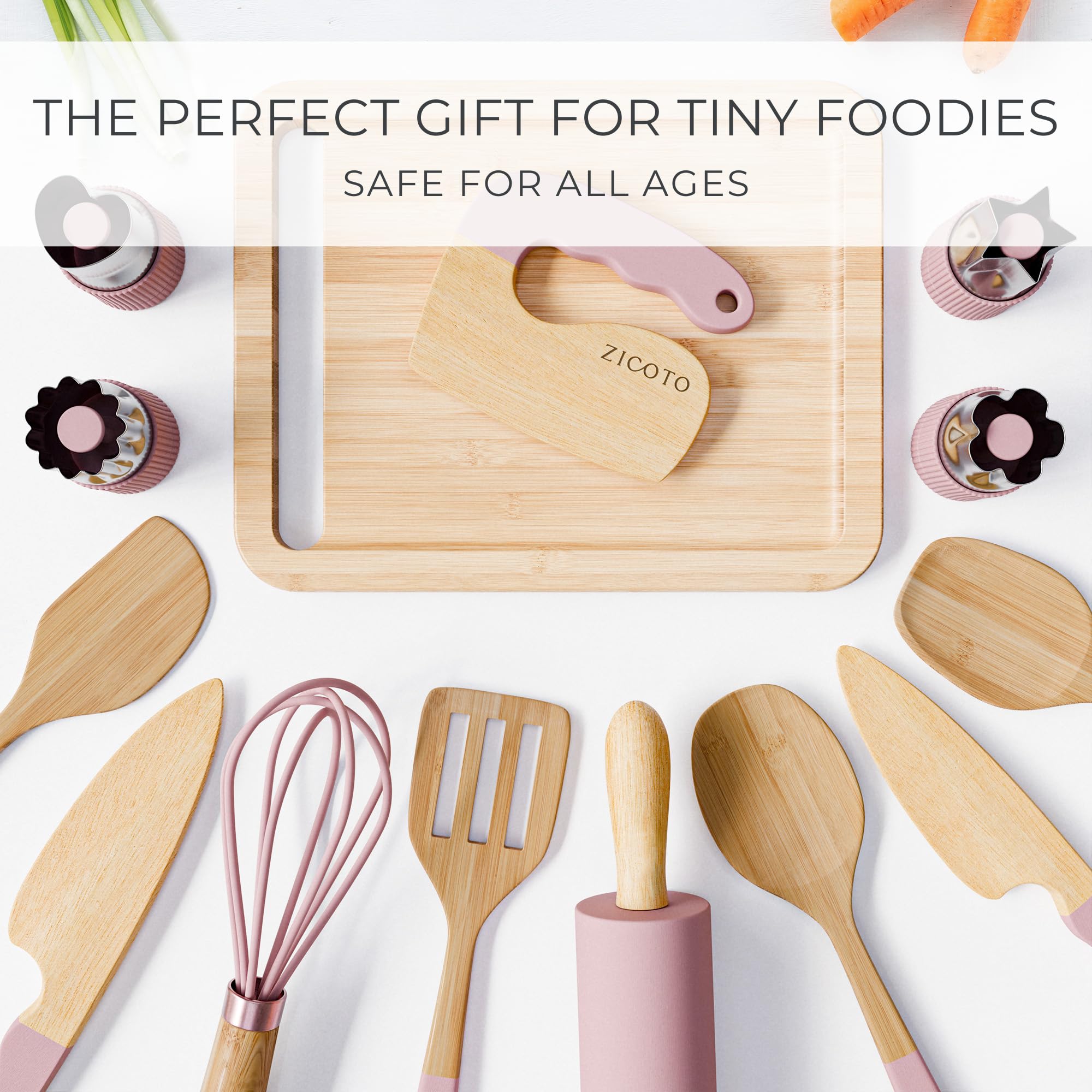 ZICOTO kids shape cutters (4) to inspire creative baking.