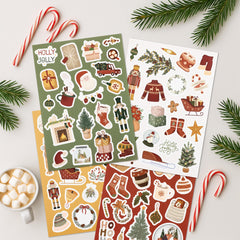 ZICOTO reindeer sticker adds joyful warmth to cards and party favors.