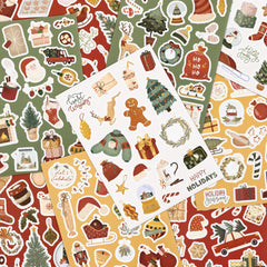 ZICOTO Santa Claus sticker ideal for gift wrapping and festive crafts.