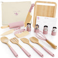 ZICOTO wooden cooking set for kids in hero image, promoting safe family cooking play.
