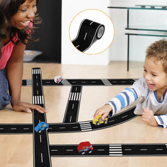 ZICRO Roadway Tape easy-peel, leaves no residue on walls.
