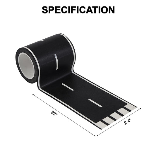 ZICRO Roadway Tape kid-safe surface-friendly for playful road layouts.