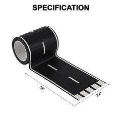 ZICRO Roadway Tape kid-safe surface-friendly for playful road layouts.
