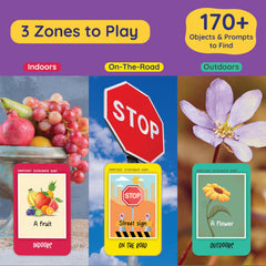 Zicster Snapshot outdoor deck prompts with varied difficulty levels.