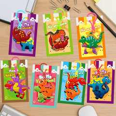 ZICZLI dinosaur keychains ideal for bags or backpacks.