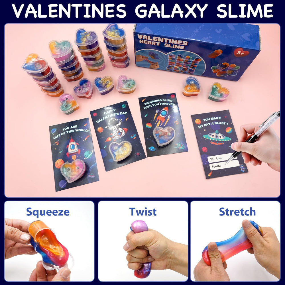 ZICZLI galaxy slime close-up showcases stretchy texture and non-sticky feel.