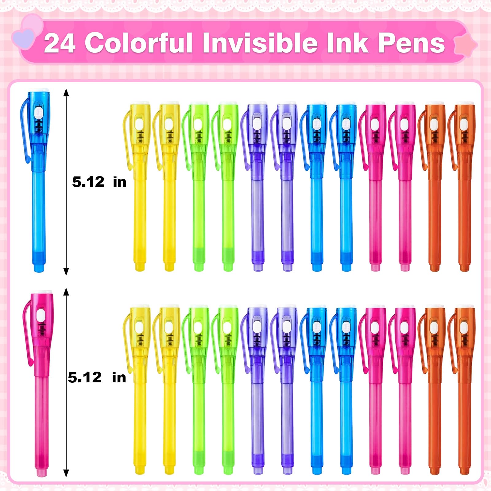 ZICZLI 24-pack packaging with pens and animal cards ready for gifting.