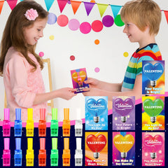 Stretchable rubber strap on ZICZLI LEDs fits most children's fingers.