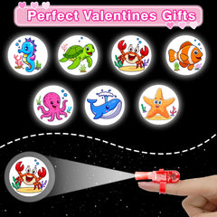 ZICZLI valentines classroom exchange pack with LED lights