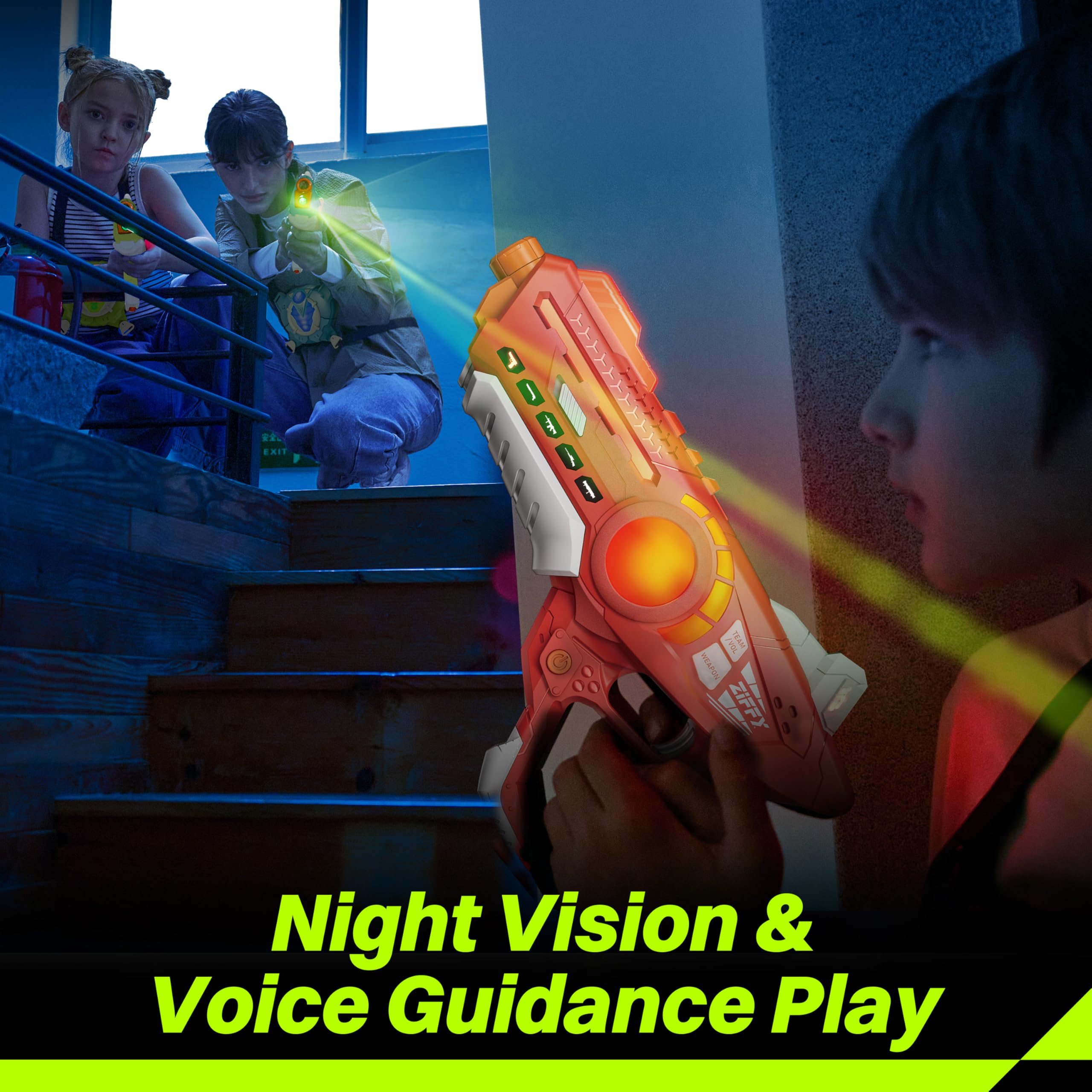 ZIFFY Laser Tag gift idea for birthdays and family gatherings.
